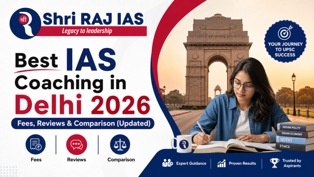 Best IAS Coaching in Delhi 2026 — Fees, Reviews & Comparison (Updated)