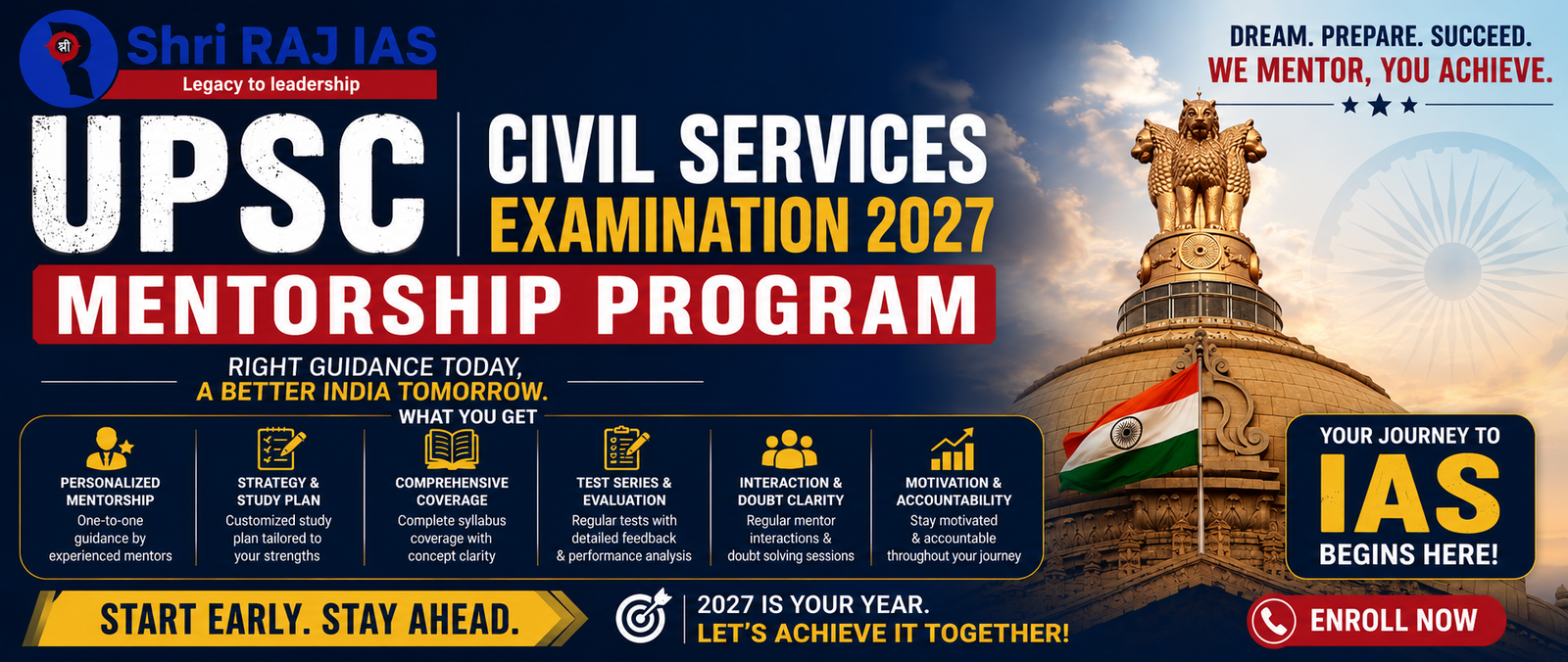 UPSC CIVIL SERVICES EXAMINATION 2027 MENTORSHIP PROGRAM