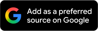 Google Preferred Source badge light version for website trust signals